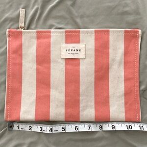 Sezane Waxed Canvas Pouch